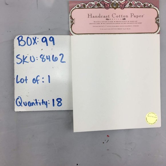 Handcast Cotton Paper Refill 2 – 8.5″ by 7″ NIP - Picture 3 of 3